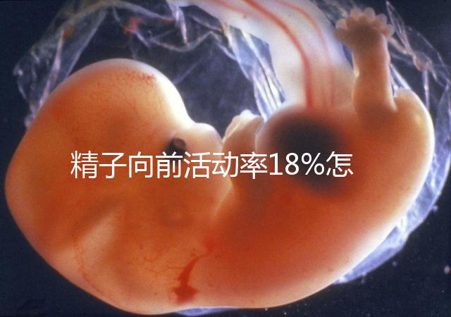 精子向前活動(dòng)率18%怎么辦?專家總結(jié)調(diào)理 治療全攻略