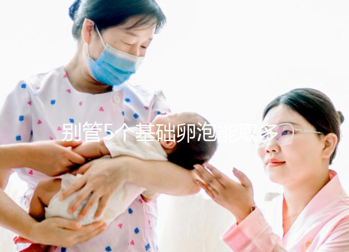 別管5個基礎卵泡能取多少了，先看看最多可以促幾個再說