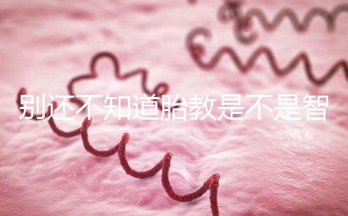 別還不知道胎教是不是智商稅，有沒有用來聽聽專家怎么說