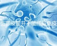 傷寒疫苗并不能終身免疫，有效期過后仍是易感染人群