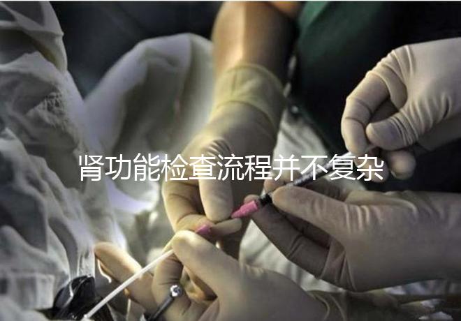 腎功能檢查流程并不復雜，掌握這幾個步驟方可一步到位